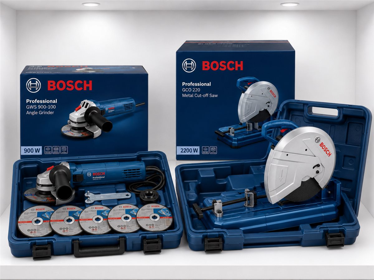 Combo Bosch: amoladora + tronzadora - imagen 3